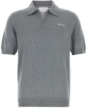 McQueen Polo Shirts - Gris