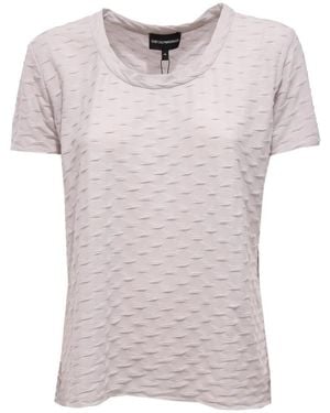 Armani Tops ,Grijs ,Polyester Lichtgrijze Polyester Shell Top
