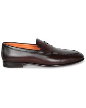 Santoni Loafers - Marrón