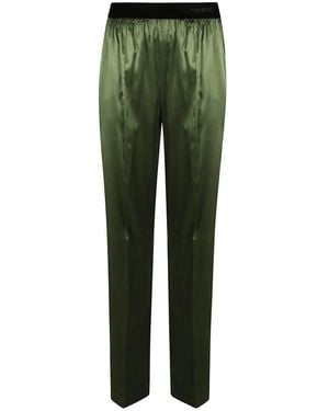 Tom Ford Straight Trousers - Green