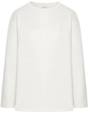 Max Mara Sweatshirts - White