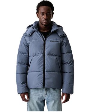 KARL LAGERFELD Pufferjack - Blauw