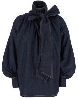 Zimmermann Denim Shirts - Blue