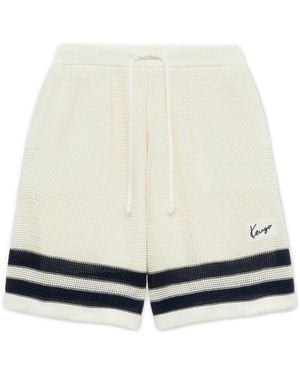 KENZO Shorts Van Mesh - Wit