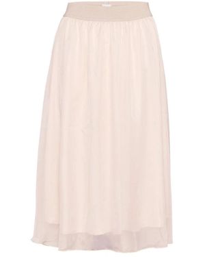 Saint Tropez Rokken ,Grijs ,Midi Rok - Roze