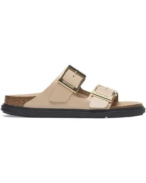 Birkenstock Sliders - Brown