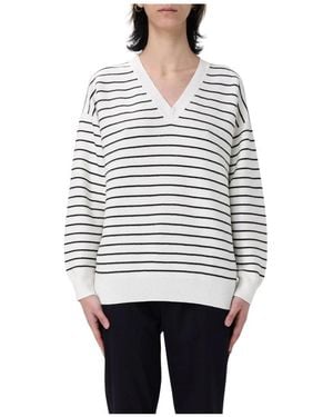 Lorena Antoniazzi V-Neck Knitwear - Wit