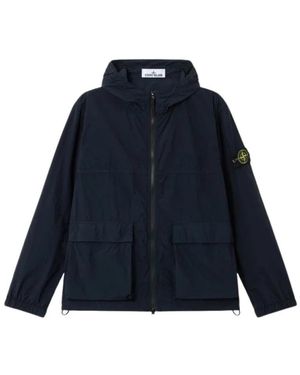 Stone Island Light Jackets - Blue