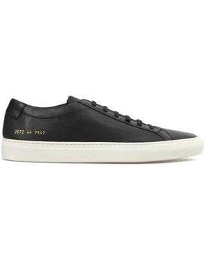 Common Projects Schoenen ,Zwart ,Leer Achilles Premium