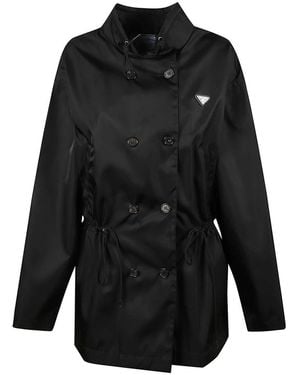 Prada Rain Jackets - Negro