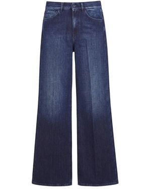 Dondup Wide Jeans - Bleu
