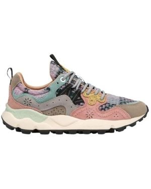 Flower Mountain Schoenen ,Veelkleurig ,Katoen Yamano 3 Sneaker - Wit