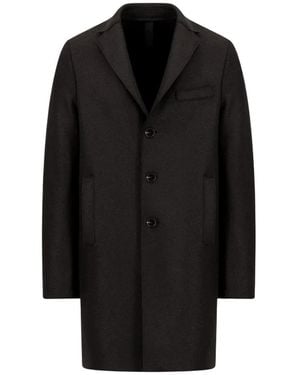 Harris Wharf London Single-Breasted Coats - Black
