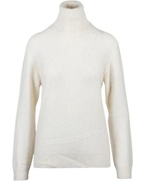 Fabiana Filippi Truien & Vesten ,Wit ,Wol Dolcevita Turtleneck