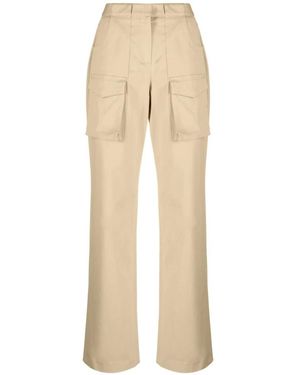 Ermanno Scervino Straight Trousers - Natural