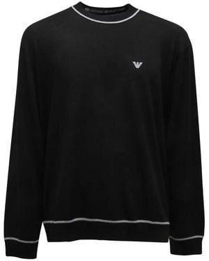 Armani Maglione Emporio Wool Sweater - Schwarz