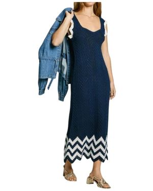 Pepe Jeans Midi Dresses - Blue