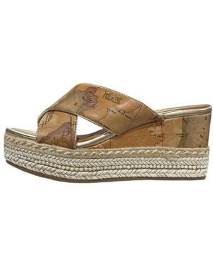 Alviero Martini 1A Classe Wedges - Brown