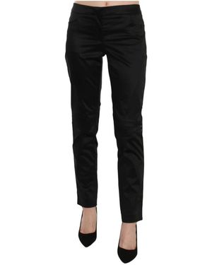 Exte Mid Waist Skinny Dress Formale Hose - Schwarz