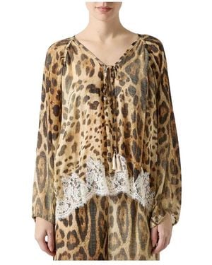 Ermanno Scervino Blouses - Brown
