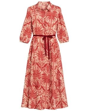 iBlues Shirt Dresses - Red