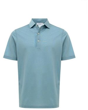 Gran Sasso Polo Van Piqué Katoen - Blauw