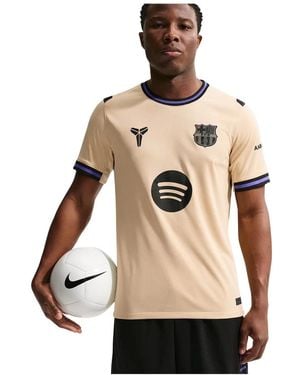 Nike Fc Barcelona 2025/26 Stadium Away Kobe Dri-Fit Replica Shirt - Naturel