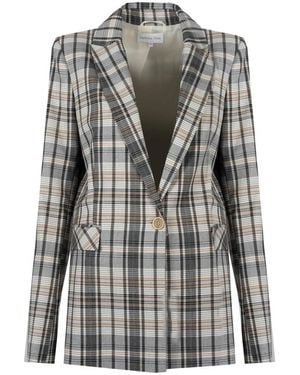 Patrizia Pepe Figurbetonter Karom-Blazer - Grau