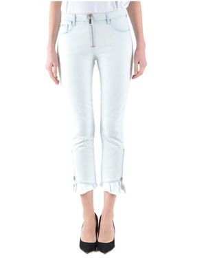 MSGM Cropped Jeans - Blue