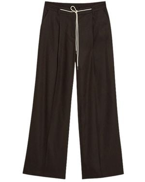 Summum Wide Trousers - Nero