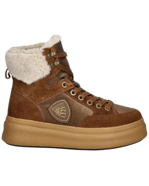 Blauer Emery Enkellaarzen - Bruin