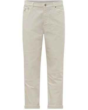 Brunello Cucinelli Slim Fit Jeans - Grey