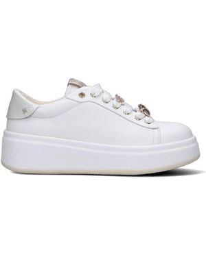 GIO+ Schoenen ,Wit ,Leer Oliva 06 Sneaker