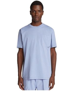 North Sails Baumwoll-Kurzarm-T-Shirt - Blau