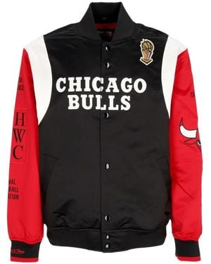 Mitchell & Ness Bomber Jackets - Rojo