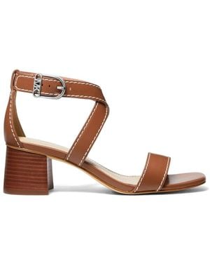 Michael Kors High Heel Sandals - Brown