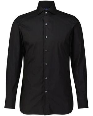 Finamore 1925 Camicia business moderna - Nero