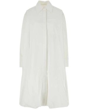 Jil Sander Shirt Dresses - White