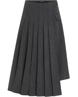 KARL LAGERFELD Midi Skirts - Gris