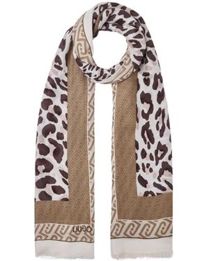 Liu Jo Accessoires ,Veelkleurig ,Winter Scarves - Wit