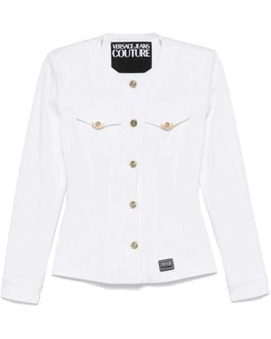 Versace Jeans Couture Denim Jackets - White