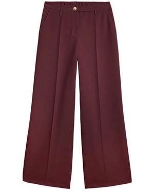 Summum Wide Trousers - Rojo