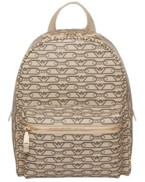 Emporio Armani Backpacks - Natural