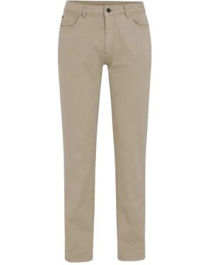 Oscar Jacobson Slim Fit Jeans - Natural