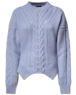 Dondup Round-Neck Strickwaren - Blau
