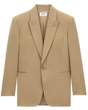 Saint Laurent Blazers - Natural