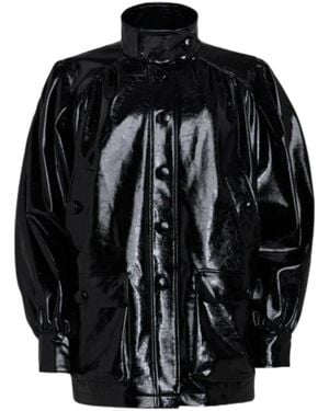 WEILI ZHENG Leather Jackets - Black
