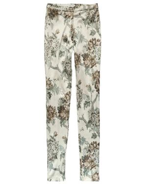 Acne Studios Broeken ,Veelkleurig ,Nylon Aangesloten Broek Met Print - Meerkleurig