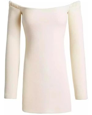 KHAITE Kleedjes ,Wit ,Wol Wollen Mini Jurk Octavia - Roze