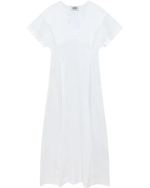 Alpha Studio Midi Dresses - Blanco